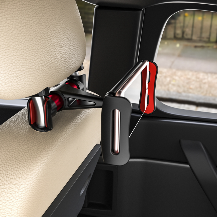 SOPORTE TABLET AISENS COCHE AJUSTABLE (1 PIVOTE) REPOSACABEZAS - detalle