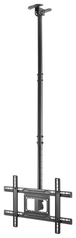 AISENS Soporte De Techo Giratorio. Inclinable. Extensible Para Monitor/TV 50kg De 37-80. Negro