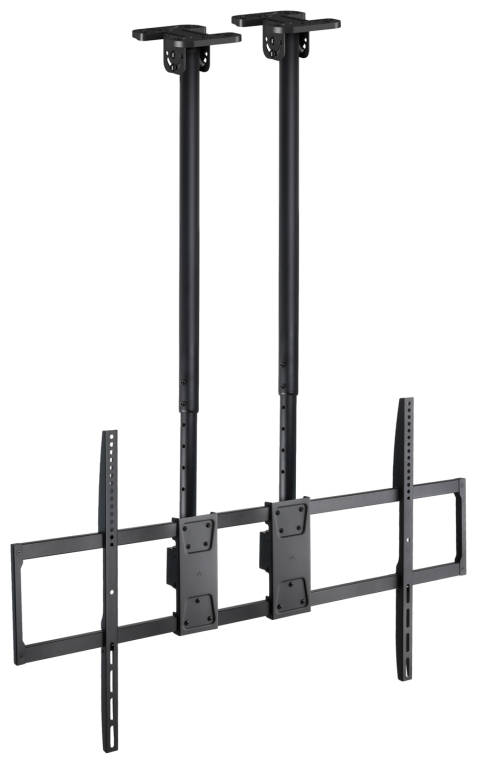 SOPORTE TECHO DOBLE MASTIL TOOQ LPCE11120TSLI-B 60-120" NEGRO