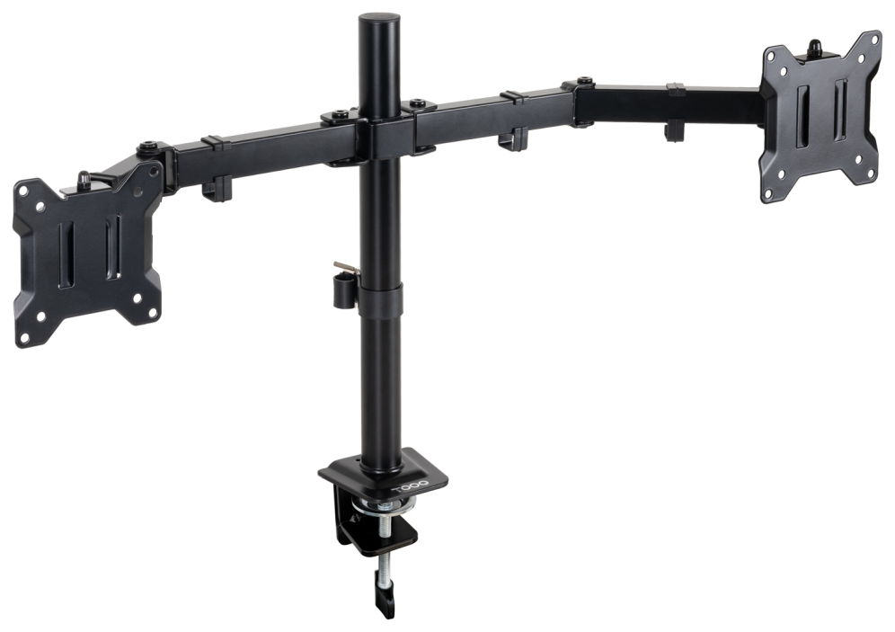 SOPORTE TOOQ MESA GIRA INCLI 2 BRAZOS 17-27" NEGRO