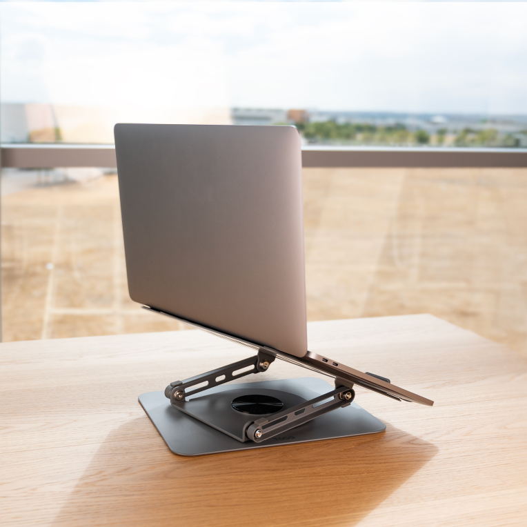 SOPORTE TOOQ PLEGABLE 360° DISPOSITIVOS 11-17", GRIS - detalle