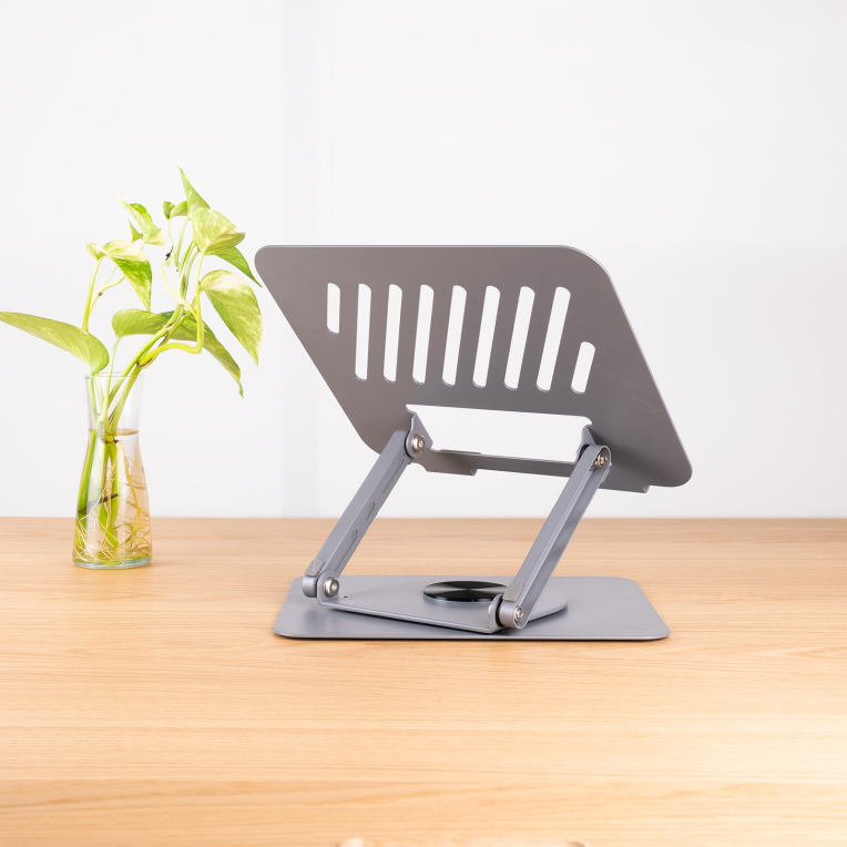 SOPORTE TOOQ PLEGABLE 360° DISPOSITIVOS 11-17", GRIS - detalle