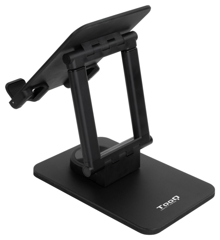 SOPORTE TOOQ PLEGABLE PARA TABLET HASTA 12.9" NEGRO - detalle