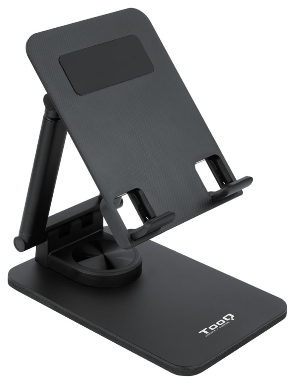 SOPORTE TOOQ PLEGABLE PARA TABLET HASTA 12.9" NEGRO