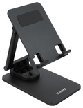 SOPORTE TOOQ PLEGABLE PARA TABLET HASTA 12.9" NEGRO