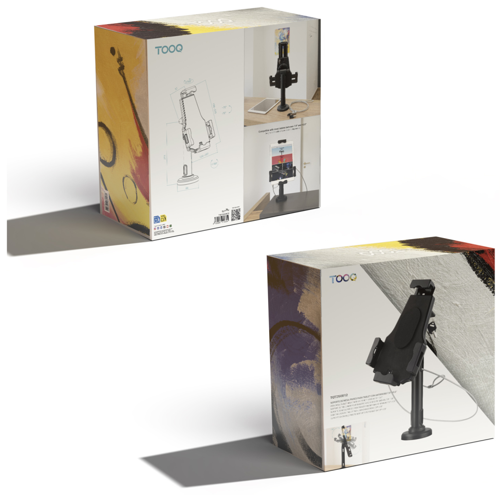 SOPORTE TOOQ SOBREMESA/PARED TABLET ANTIRROBO - detalle