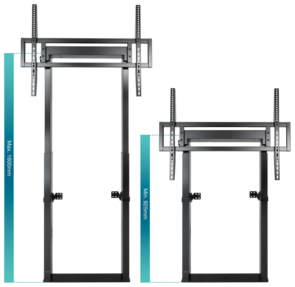 SOPORTE TOOQ SUELO/PARED FIJO HIPERION 55-100 - detalle