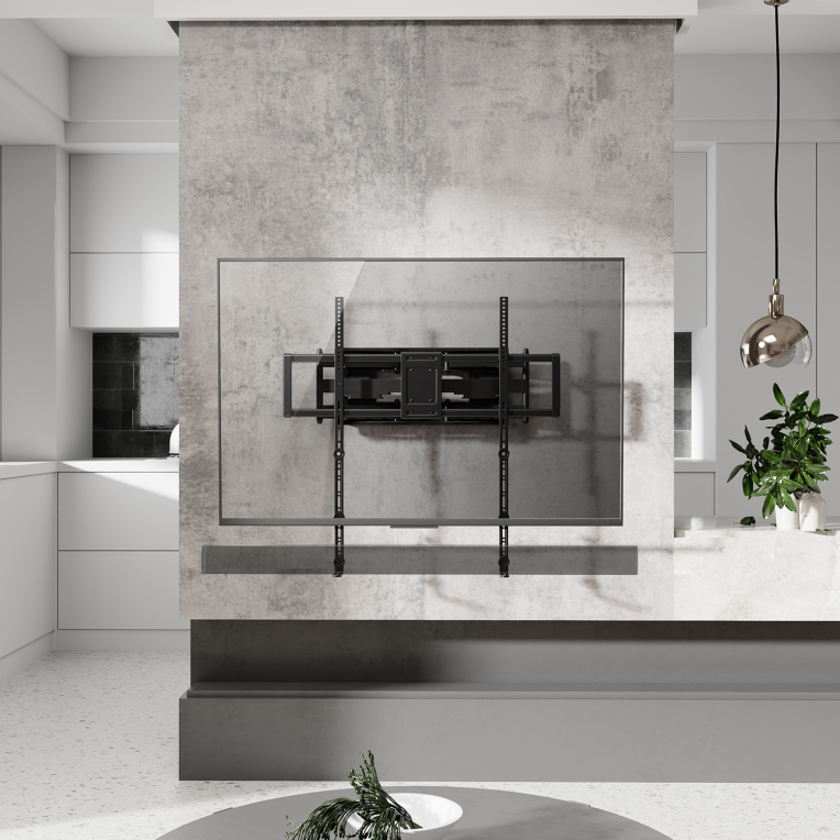 SOPORTE UNIVERSAL AISENS PARA BARRA DE SONIDO NEGRO - detalle