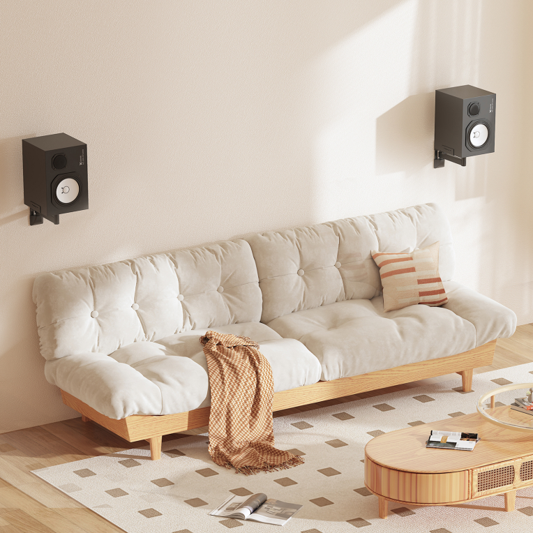 SOPORTE UNIVERSAL AISENS PARED GIRATORIO E INCLINABLE ALTAVOCES NEGRO - detalle