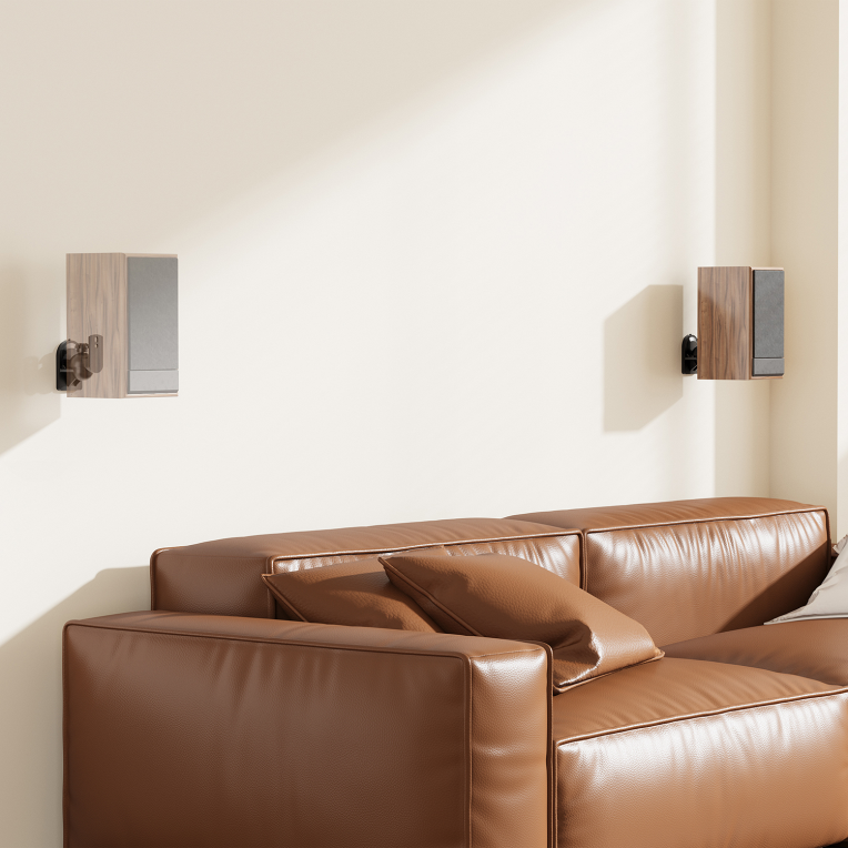 SOPORTE UNIVERSAL AISENS PARED GIRATORIO E INCLINABLE ALTAVOCES NEGRO - detalle