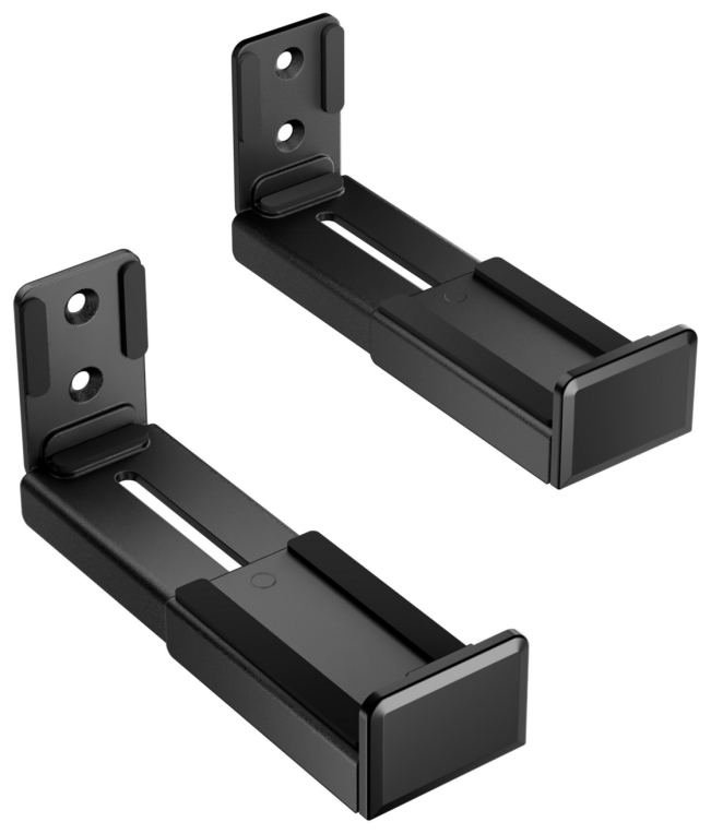 SOPORTE UNIVERSAL DE PARED AISENS PARA BARRA DE SONIDO NEGRO