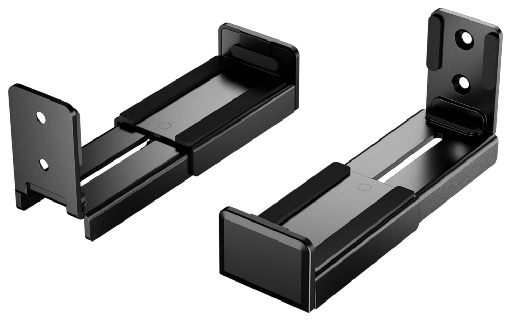 SOPORTE UNIVERSAL DE PARED AISENS PARA BARRA DE SONIDO NEGRO - detalle
