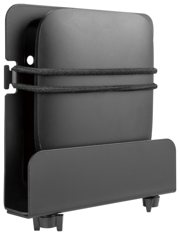 SOPORTE UNIVERSAL DE PARED AISENS PARA MINI PC ROUTER NEGRO - detalle