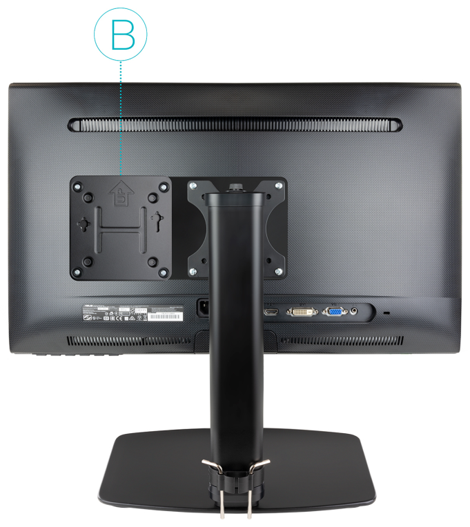 SOPORTE VESA MINI PC TOOQ TCCH0007-B 75X75 / 100X100 NEGRO - detalle