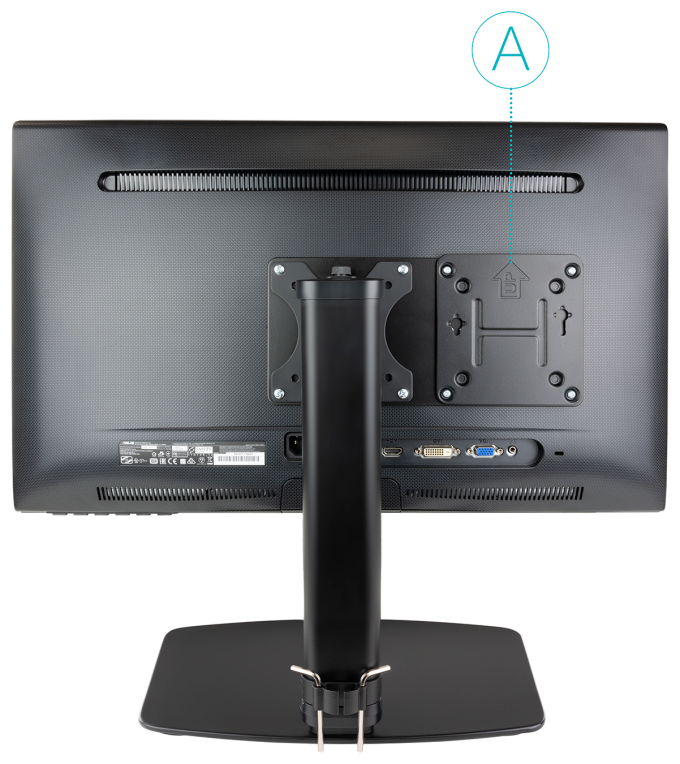 SOPORTE VESA MINI PC TOOQ TCCH0007-B 75X75 / 100X100 NEGRO - detalle