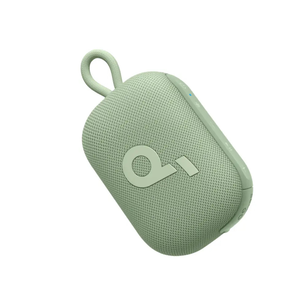 Altavoz Soundcore Select 4 Go portátil, verde, con 5W, diseño resistente para fiestas, conexión Bluetooth y hasta 20 horas de reproducción.