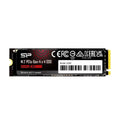 Disco duro interno SSD SILICON POWER SP UD90 de 500GB NVMe PCIe Gen 4x4, con disipador y diseño compacto para rendimiento rápido.