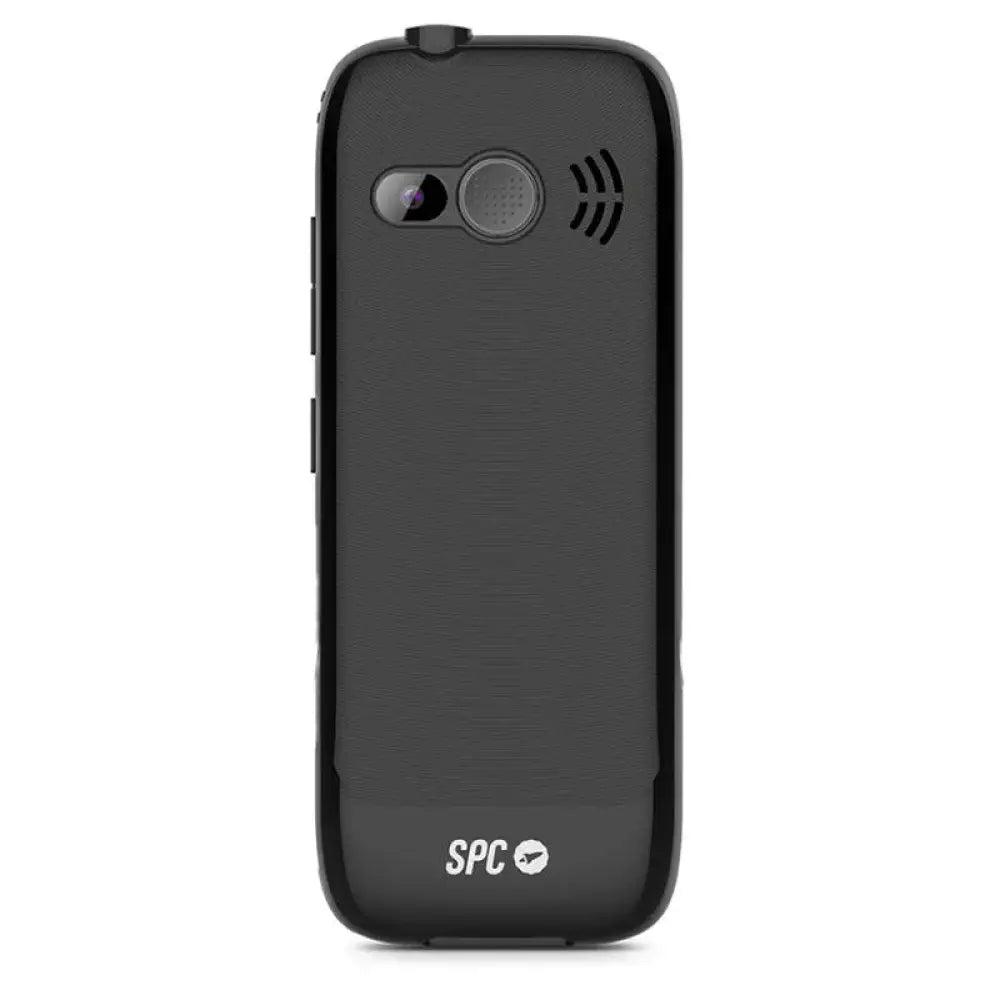 Teléfono móvil SPC Fortune 2 Max 4G para personas mayores en color negro, con pantalla grande y botones fáciles de usar.