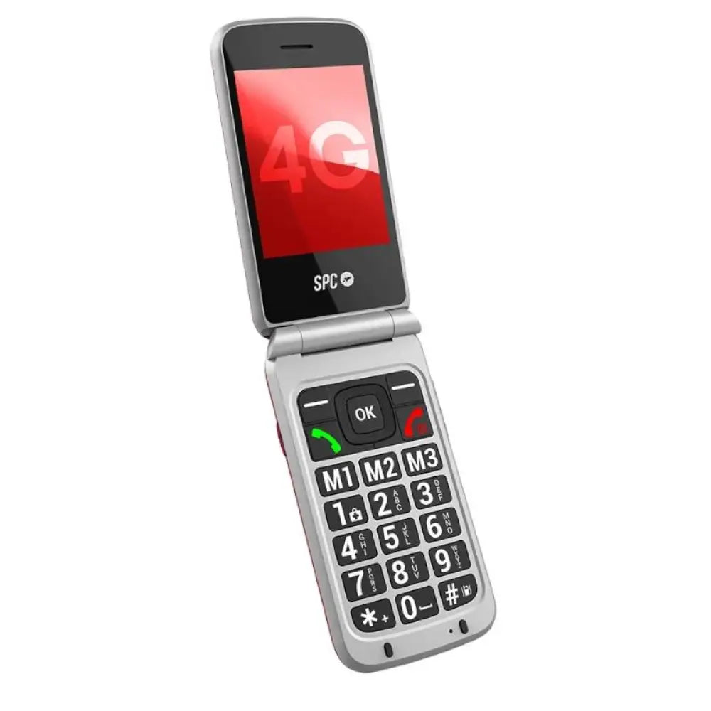 SPC 2339N Movil Stella 3 4G BT FM + Dock Rojo - detalle
