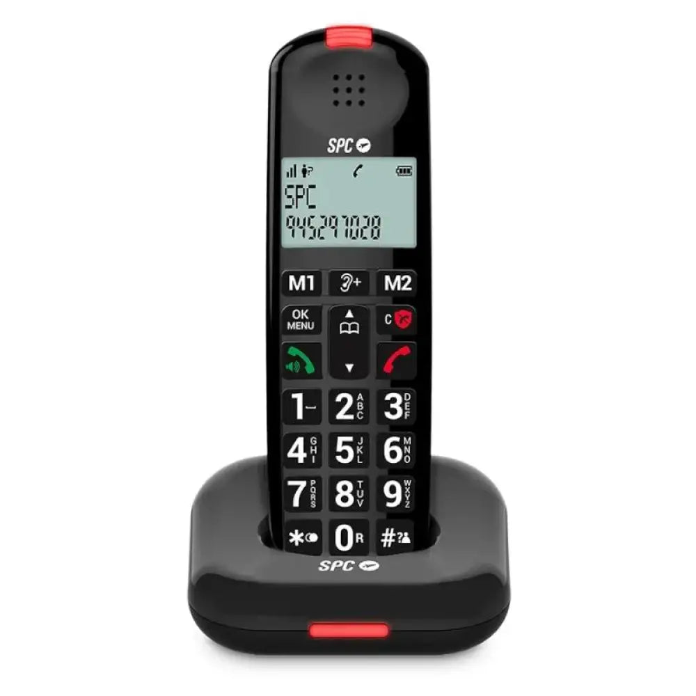 SPC 7612N Telefono Inalámbrico COMFORT KAIRO Negro - detalle