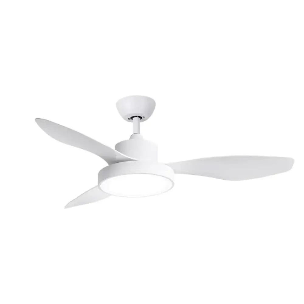 Ventilador de techo SPC CONFORTO DC Lite 2 en color blanco, con aspas y control remoto visible en la imagen.