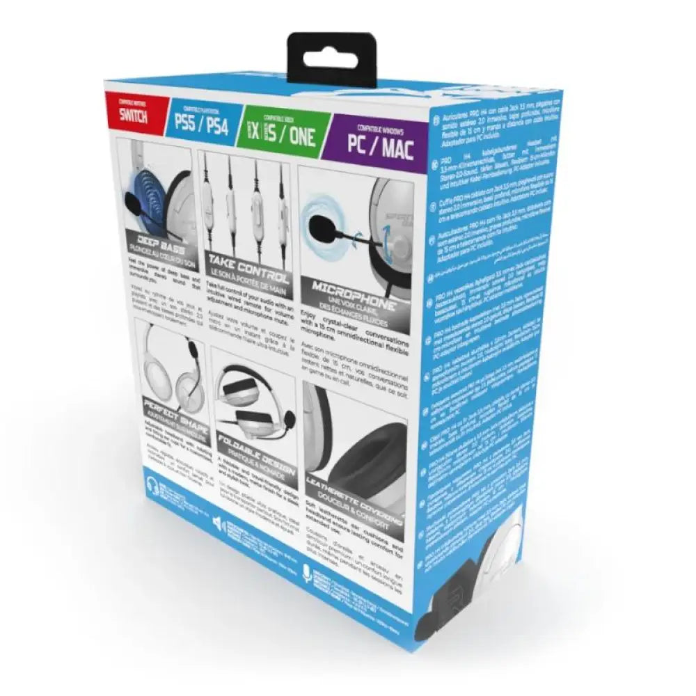 Spirit of Gamer Auricular Pro H4 Blanco - detalle