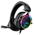 Auriculares con micrófono Spirit of Gamer Xpert-H600 RGB 7.1, diseño cómodo y iluminación RGB para gaming.
