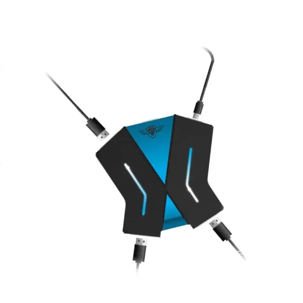 Spirit of Gamer Hub Crossgame negro y azul - detalle