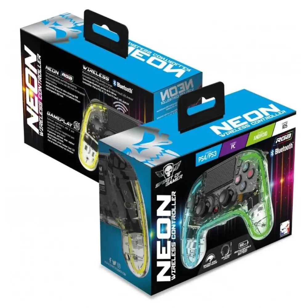 Spirit of Gamer Mando Neon Rgb BT - detalle