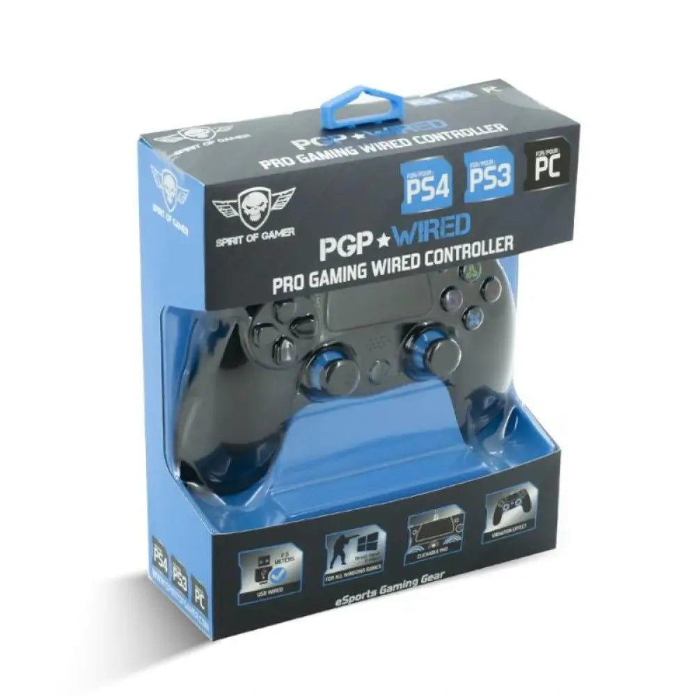 Spirit of Gamer Mando PS4  negro/azul - detalle