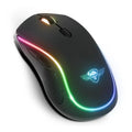 Ratón inalámbrico Spirit of Gamer Pro M9 RGB con diseño ergonómico y iluminación LED RGB para gaming.