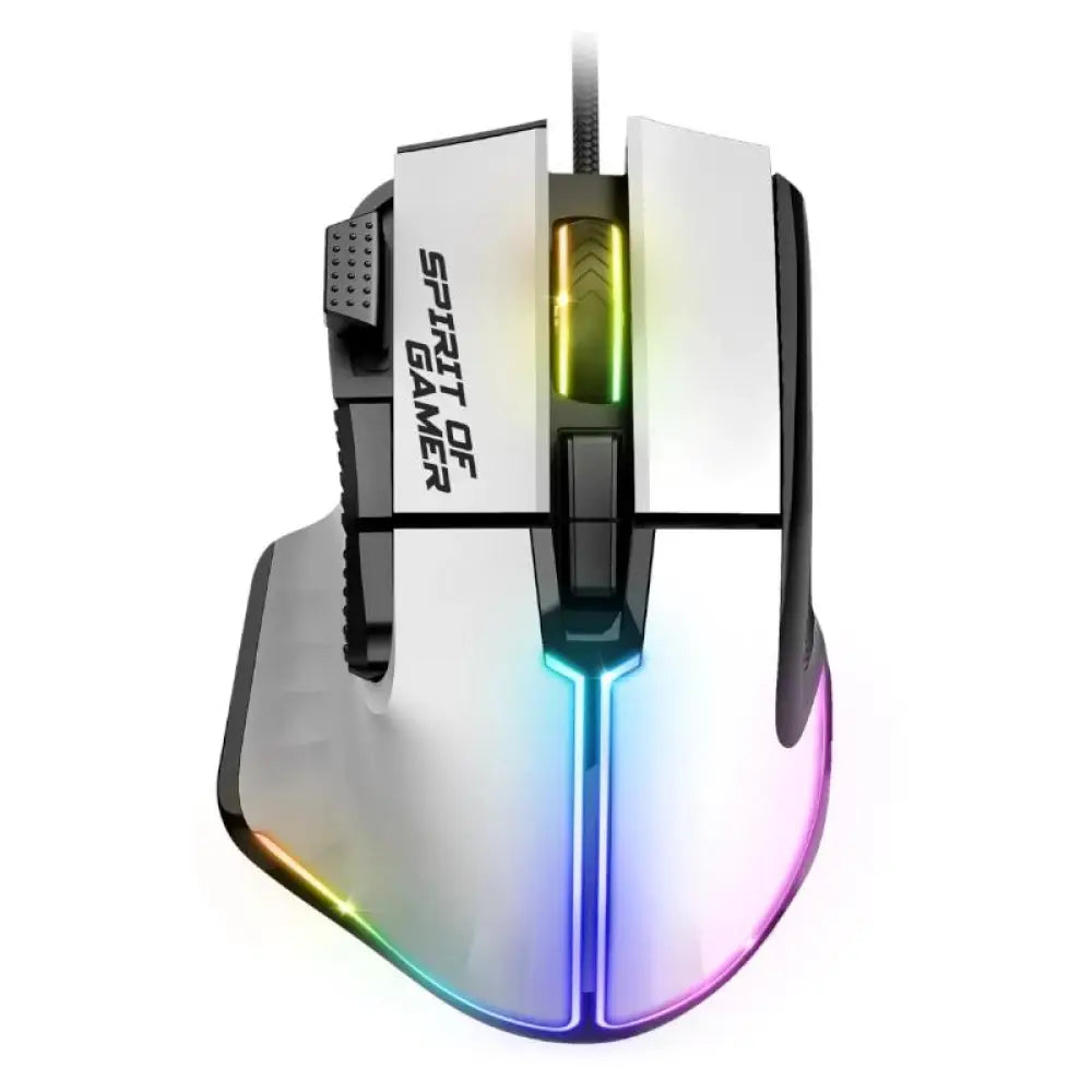 Spirit of Gamer Raton Souris Pro M5 Blanco - detalle