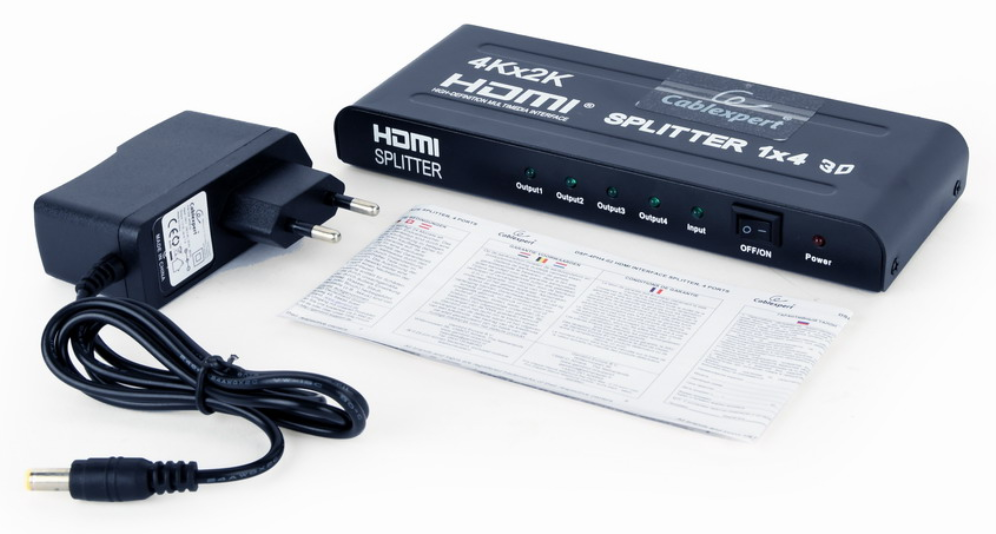 SPLITTER GEMBIRD HDMI 4 MONITORES - detalle