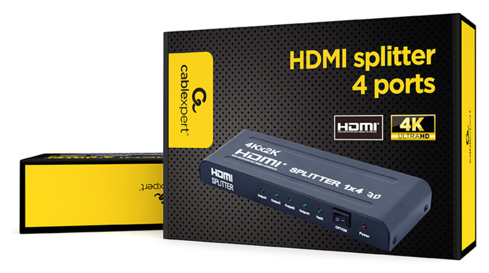 SPLITTER GEMBIRD HDMI 4 MONITORES - detalle