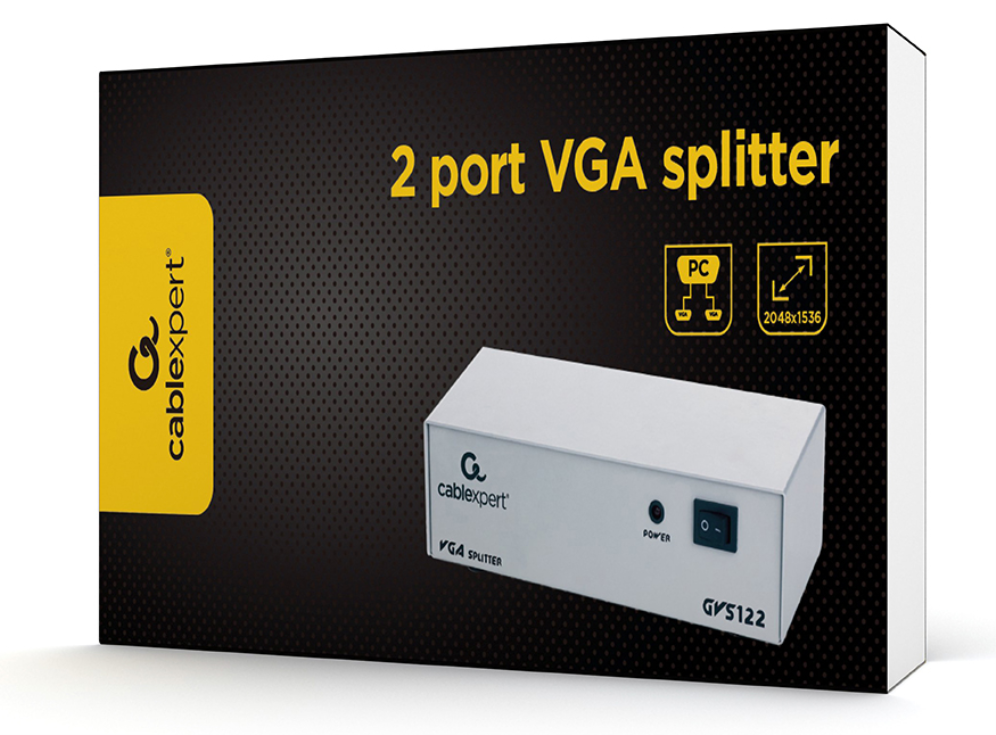 SPLITTER GEMBIRD VGA 2 MONITORES - detalle