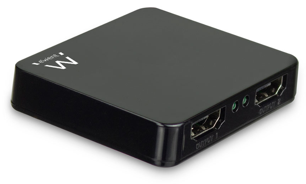 SPLITTER HDMI EWENT 4K 30HZ 1 ENTRADA 2 SALIDAS ALIMENTACION USB - detalle