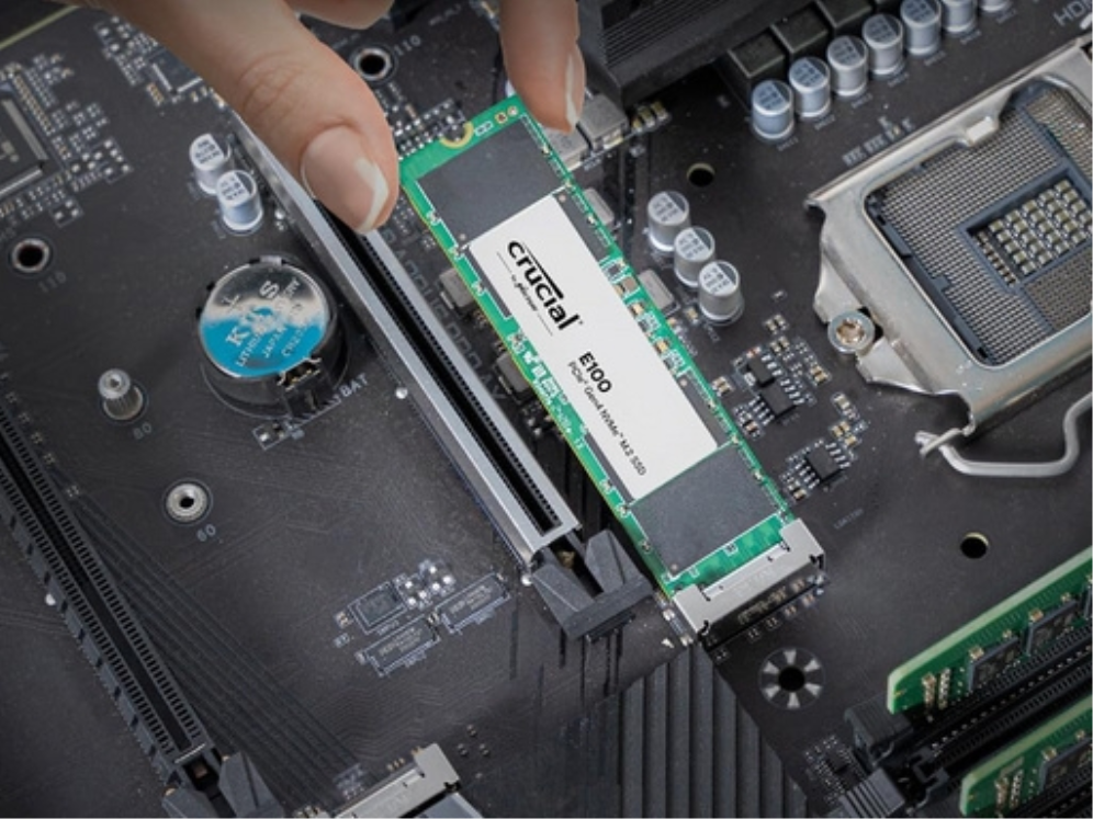 SSD CRUCIAL 480GB E100 CT480E100SSD8 PCIE M.2 NVME PCIE 4.0 X4 - detalle