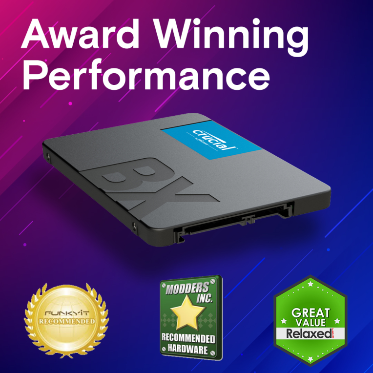 SSD CRUCIAL BX500 4TB SATA3 - detalle