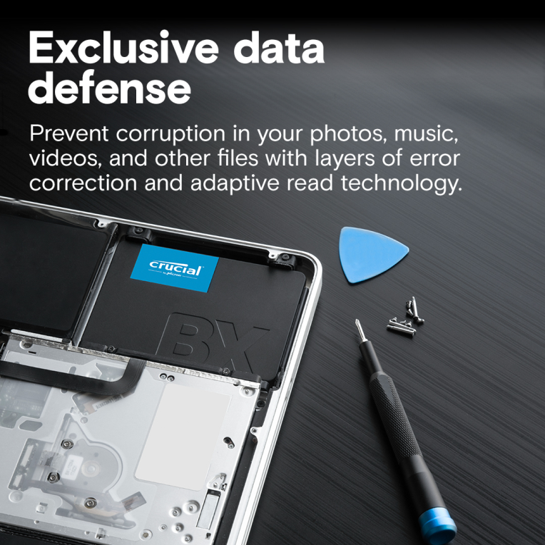 SSD CRUCIAL BX500 4TB SATA3 - detalle