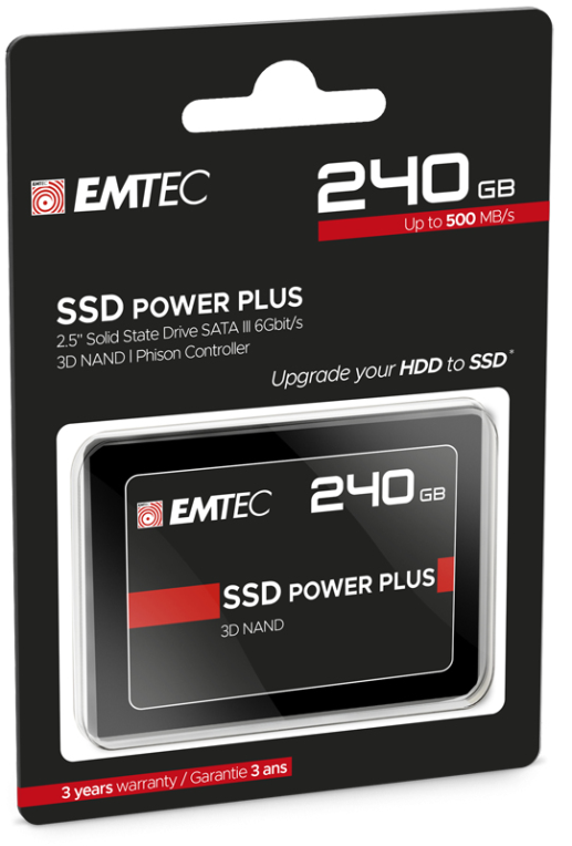 SSD EMTEC POWER PLUS X150 240GB - detalle