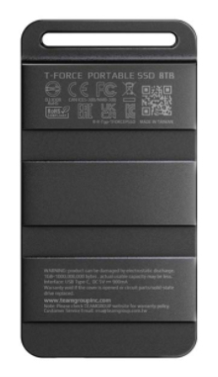 SSD EXT TEAMGROUP T-FORCE GAMING 1.8" FULL USB3.2 M200 2TB USB-C - detalle