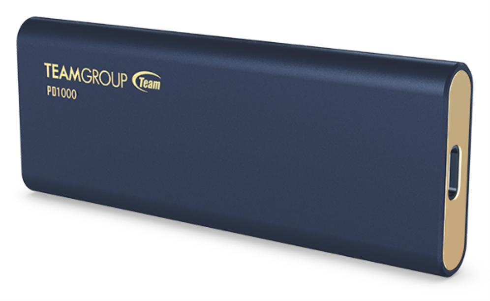 SSD EXT TEAMGROUP TEAM 1.8" FULL PD1000 1TB USB3.2 USB-C NEGRO - detalle