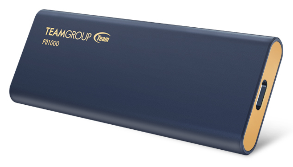 SSD EXT TEAMGROUP TEAM 1.8" FULL PD1000 1TB USB3.2 USB-C NEGRO - detalle