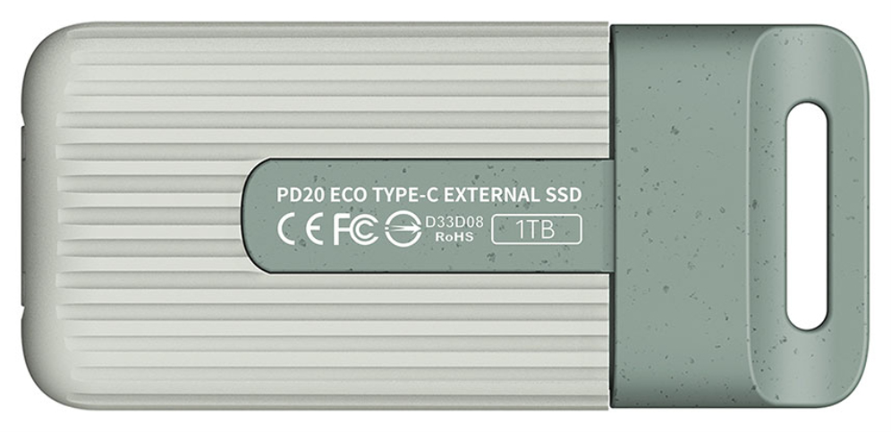 SSD EXT TEAMGROUP TEAM GEN 2X1 PD20 ECO 1TB PORTABLE USB3.2 USB-C - detalle