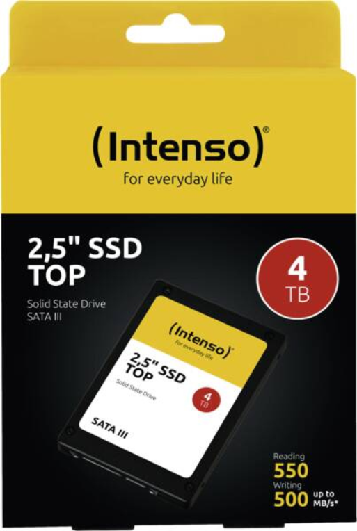 SSD INTENSO 4TB TOP 3D NAND - detalle