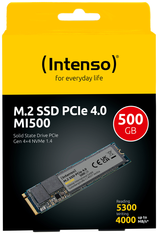 SSD INTENSO 500GB MI500 NVME - detalle