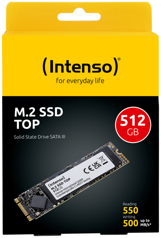 SSD INTENSO 512GB TOP M.2 SATA3 - detalle