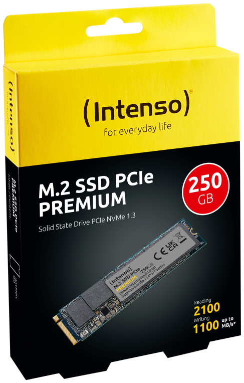 SSD INTENSO PREMIUM 250GB NVMe - detalle