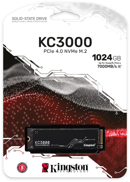 SSD KINGSTON KC3000 1TB NVME - detalle
