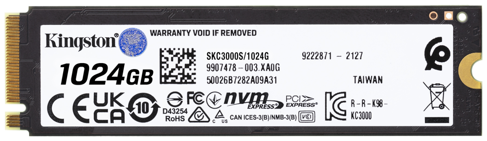 SSD KINGSTON KC3000 1TB NVME - detalle
